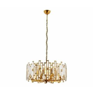 Láncos csillár CRYSTALLINE 6xE14/40W/230V, rézszínű 301AUR1282 kép