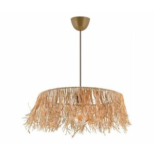 MARISKA kábeles függőlámpa 1xE27/40W/230V rafia 390FLH1838 kép