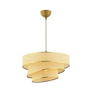 Kábelcsillár COUPER 1xE27/60W/230V bézs/arany 390FLH2422 kép