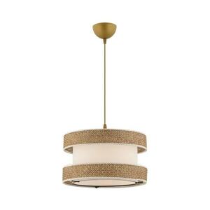 Kábeles függőlámpa HALO 1x E27/60W/230V krémszínű/bézs 390FLH2451 kép