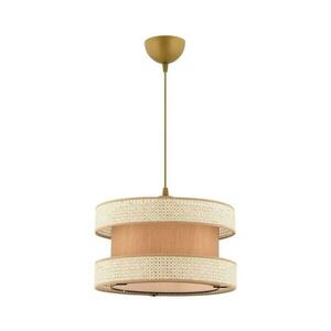 HALO kábelen függőlámpa 1xE27/60W/230V, bézs/krémszínű 390FLH2452 kép