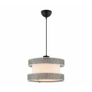 Kábeles csillár HALO 1xE27/60W/230V krémszínű/szürke 390FLH2458 kép