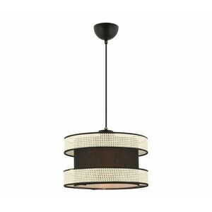 Zsinóros függeszték HALO 1xE27/60W/230V fekete/krémszínű 390FLH2465 kép