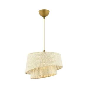 Csillár kábellel BARETTE 1xE27/60W/230V krémszínű 390FLH2484 kép