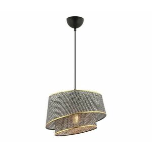 BARETTE függőlámpa kábellel 1xE27/60W/230V szürke/arany 390FLH2489 kép