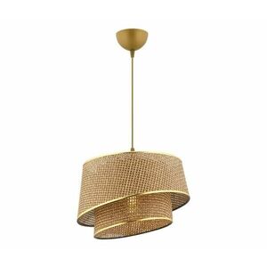 BARETTE kábelcsillár 1xE27/60W/230V barna/arany 390FLH2481 kép