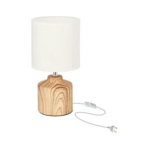 Asztali lámpa MINOS 1xE14/40W/230V barna/fehér 41 kép