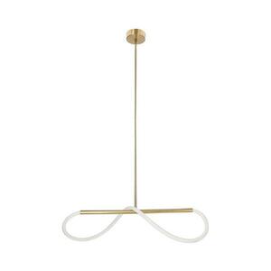 LED csillár kábelen SUPREME LED/18W/230V 80 cm arany 31 kép