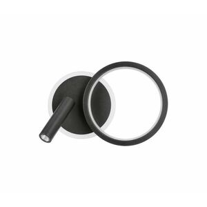 LED fali spotlámpa MONET LED/16W/230V fekete 22 kép