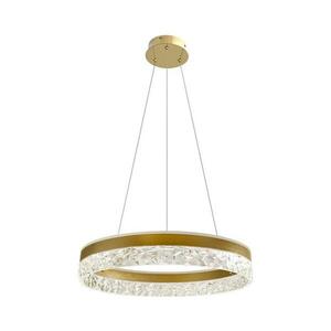 FROZI LED kábelre függesztett csillár LED/32W/230V, átm. 50 cm, arany 31 kép