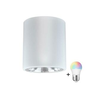 LED RGBW dimmelhető spotlámpa JUPITER 1xE27/6, 5W/230V, átmérő 13 cm, fehér SA0575+AI0818 kép