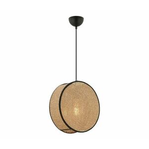 BIG DRUM kábeles függőlámpa 1xE27/60W/230V barna/fekete 390FLH2520 kép