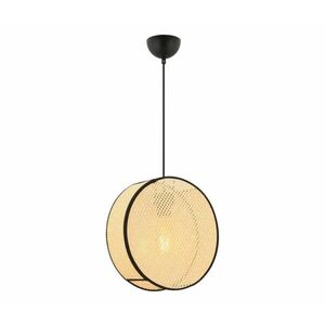 BIG DRUM kábeles csillár 1xE27/60W/230V bézs/fekete 390FLH2523 kép