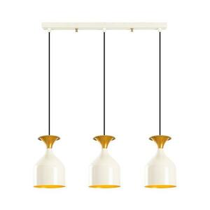 SIVANI kábeles csillár 3xE27/40W/230V fehér/réz 536NTD1143 kép