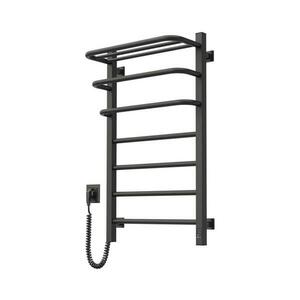 Navin Fürdőszobai elektromos radiátor termosztáttal FORTIS 350W/230V 80, 6 cm IP44 fekete baloldali 12 kép