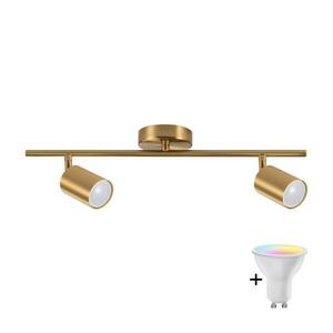 LED RGBW dimmelhető spotlámpa GOLDI 2xGU10/6, 5W/230V aranyszínű SA2135+AI2296 kép