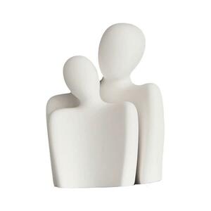 Estilo Home Fehér asztali dísz, 20 x 5, 5 x 14, 5 cm 5905623250175 kép