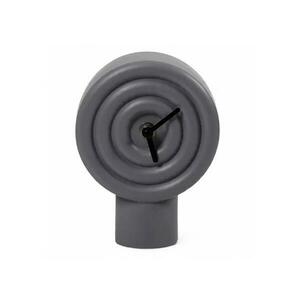 Estilo Home Kerámia asztali óra, 16 cm, 1xAA, szürke 5905623250595 kép