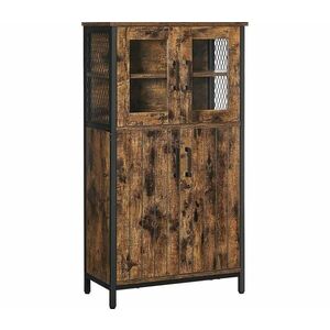 Euziel FIRA barna/fekete komód LSC260B01 kép