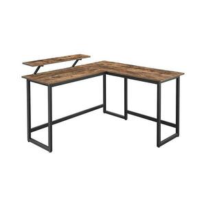 Euziel Sarok íróasztal SOLEA barna/fekete LWD56X kép