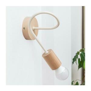 Fali lámpa OXFORD 1xE27/15W/230V fenyő/krém K kép