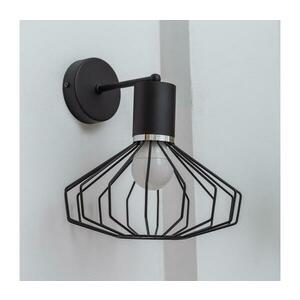 Fali lámpa SOLANO 1xE27/15W/230V fekete/fényes króm KK kép