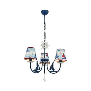 BOAT gyerek csillár 3xE14/40W/230V kék 301AUR1102 kép