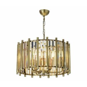 Láncos csillár CRYSTALLINE 6xE14/40W/230V sárgaréz 301AUR1214 kép