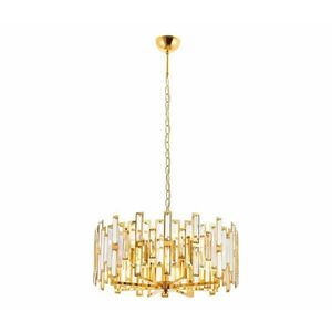 Láncos csillár CRYSTALLINE 6xE14/40W/230V aranyszínű 301AUR1266 kép