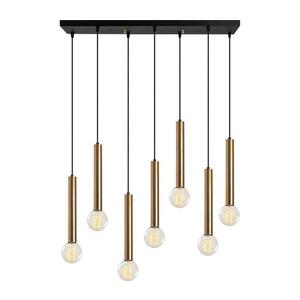 Kábeles csillár TEMPO 7xE27/40W/230V aranyszínű 584TTM1325 kép