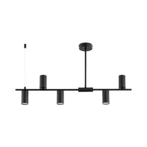 URANOS rúdon függő csillár 5xGU10/10W/230V fekete 63315 kép