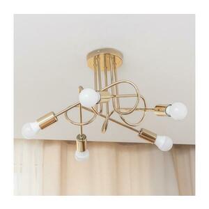 Felületre szerelhető csillár OXFORD 5xE27/15W/230V, arany W kép