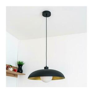 ECLIPSE zsinóros függőlámpa 1xE27/15W/230V fekete/arany W kép