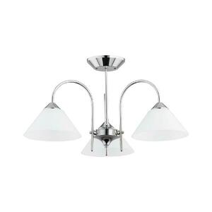 Felületre szerelhető csillár TAPER 3xE27/15W/230V, fényes króm 25513 kép