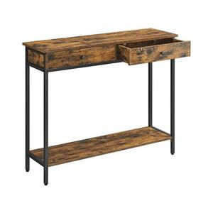 Euziel Kisasztal LUVOR barna/fekete LNT015B01V1 kép