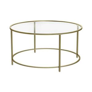 Euziel LYRA aranyszínű dohányzóasztal LGT21G kép