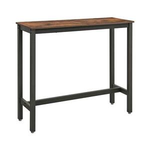 Euziel Bárasztal BARTIS barna/fekete LBT12X kép