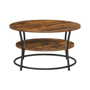 Euziel ELDUR dohányzóasztal barna/fekete LCT80BXV1 kép