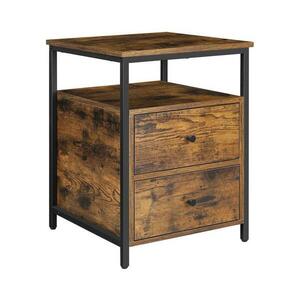 Euziel ARIN éjjeliszekrény barna/fekete LET067B01 kép