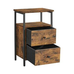 Euziel Éjjeli szekrény ARIN barna/fekete LET521B01 kép