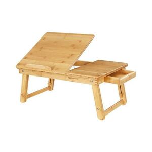 Euziel Állítható, ágyra helyezhető laptopasztal LAT, barna LLD01N kép