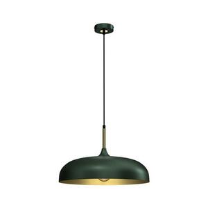Brilagi - Csillár zsinóron ABRAHAM 1xE27/60W/230V átm. 45 cm zöld BG72384 kép