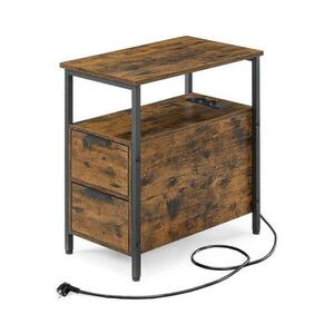 Euziel Oldalsó asztal beépített konnektorokkal és USB kép