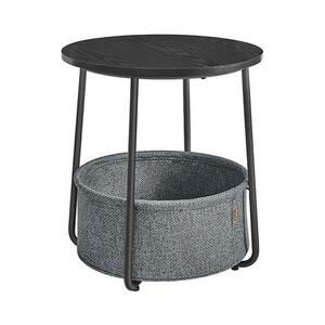 Euziel NOIRA oldalsó asztal fekete/szürke LET223B01 kép