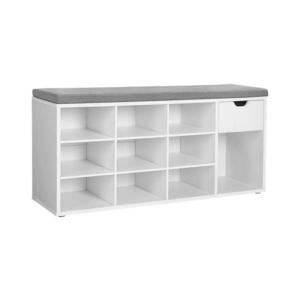 Euziel VOREN cipőszekrény, fehér/szürke LHS024W01V1 kép