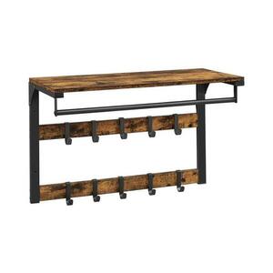 Euziel NATE fali fogas polccal barna/fekete LCR101B01 kép