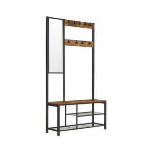 Euziel Álló fogas tükörrel NAVOR barna/fekete HSR050B01V1 kép