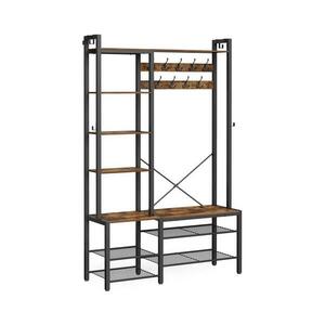 Euziel NAVOR álló fogas, barna/fekete HSR426B01 kép