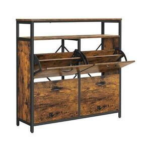 Euziel FIRA cipős szekrény barna/fekete LBS803B01 kép