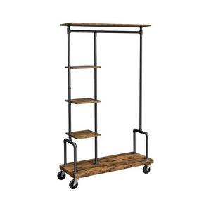 Euziel Mozgatható álló ruhafogas LINEA barna/fekete HSR66BXV2 kép